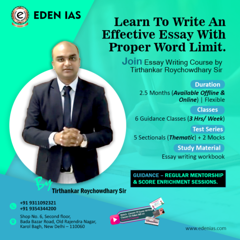 best institute for essay writing program for UPSC