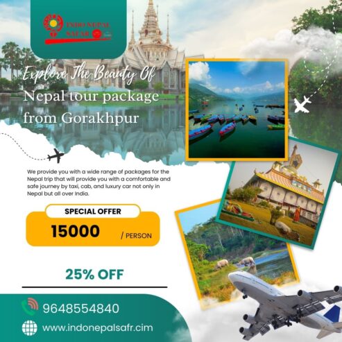 Gorakhpur to Nepal Trip provider, Nepal Tour Provider from Gorakhpur
