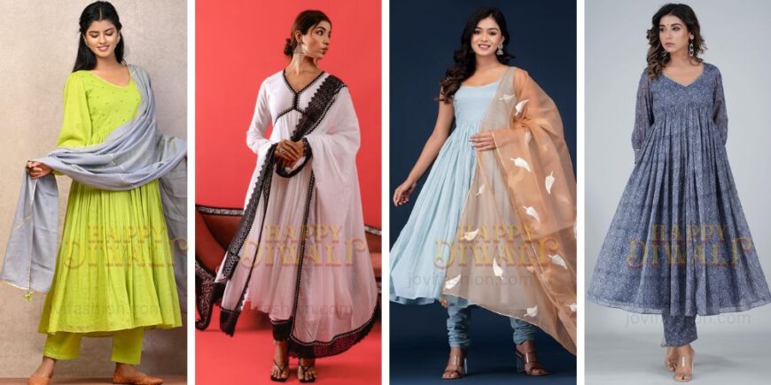 The Latest model Diwali dress collection for women and girls by JOVI Fashion