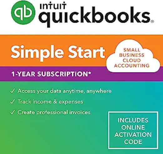 QuickBooks Simple Start The Easy Way to Manage Your Finances