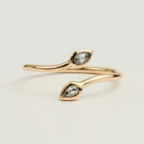Elegant Salt and Pepper Diamond Rings for Sale