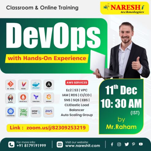 DevOps Online Course Training by Mr. Raham in NareshIT