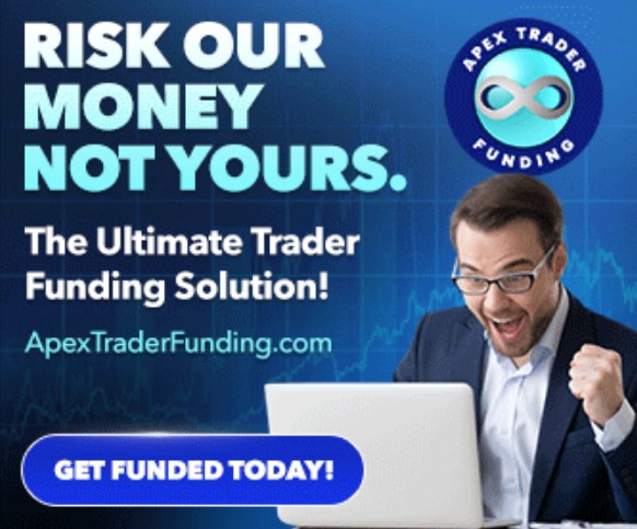 71 % off new accounts with – Apex Trader Funding gives day traders the option to obtain funding from 25k to 300k and up to 20 accounts total!!