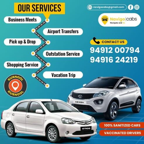 taxi service provider || reliable taxi service || cab service provider || 24/7 taxi services in Kurnool