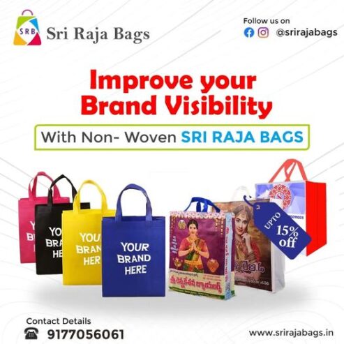 Customize Your Loop Handle Bags in Bulk || from direct to factory rates || Sri Raja Bags