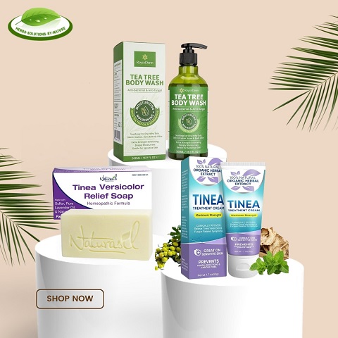 Tinea Versicolor Treatment Soap, Cream, Body wash and Supplement