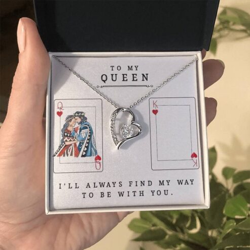 To My Queen Forever Love Necklace