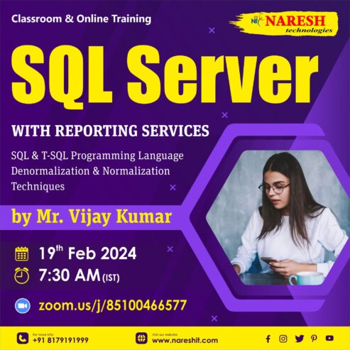 Learn SQL Server Online Training in Hyderabad -NareshIT