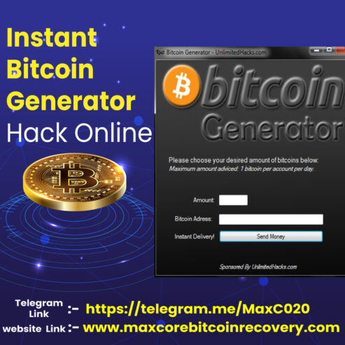 Get Bitcoin Generator Hack Tool Online in 72 Hours