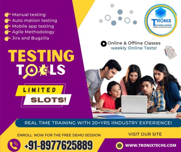 Testing tools Training in Hyderabad