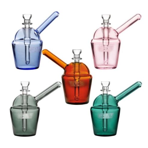 Get Compact & Powerful Grav Cup Pocket Bubbler | Smoke Deal