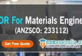 CDR For Material Engineer (ANZSCO: 233112) By CDRAustralia.Org – Engineers Australia