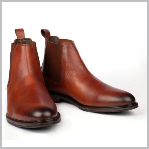 Buy Brown Chelsea Boots Mens Online India | Tungstenshoes