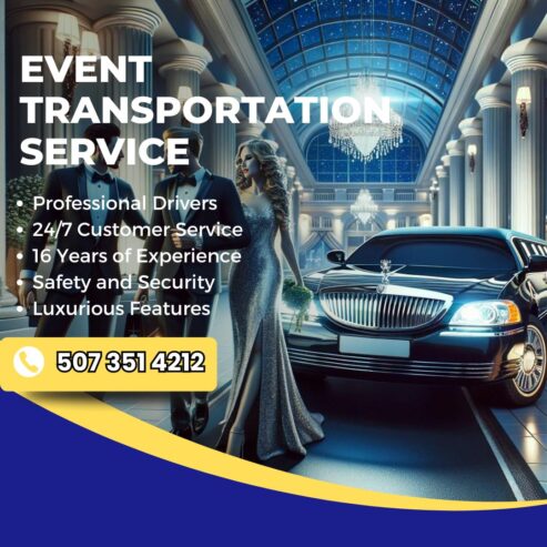 Event transportation service in Minneapolis, MN.