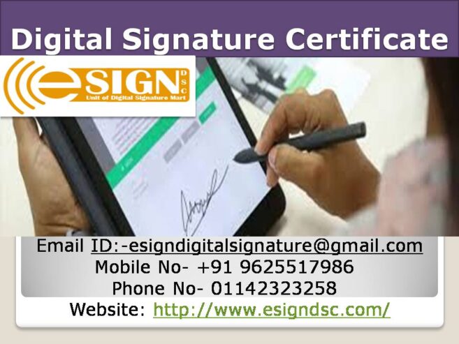 Digital Signature iN Delhi