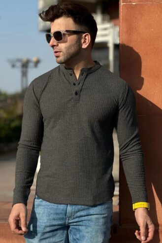 Henley T Shirt for Men’s Wear