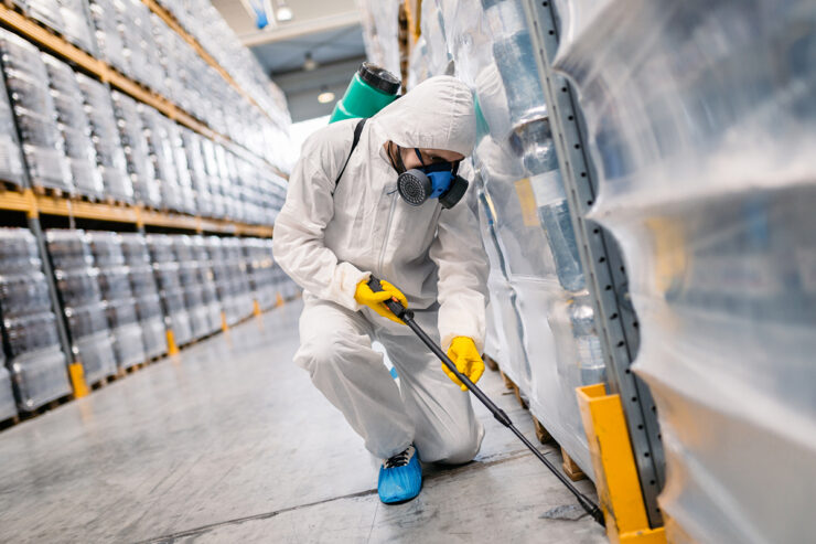 Industrial pest control services