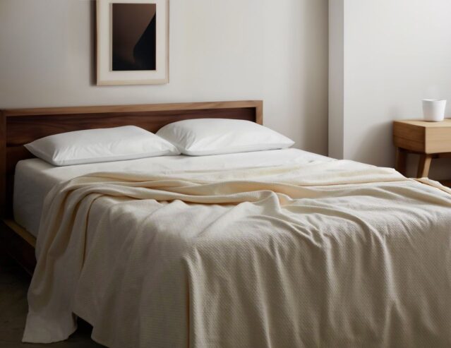 Indulge in Luxuriousness with Our Eco-Friendly Cotton Blanket!