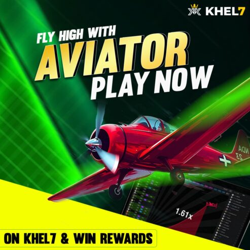 Fly high with aviator, play now on khel7 & win rewards