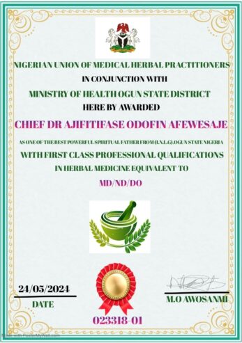 The best powerful spiritual herbalist man in Nigeria +2349022825835