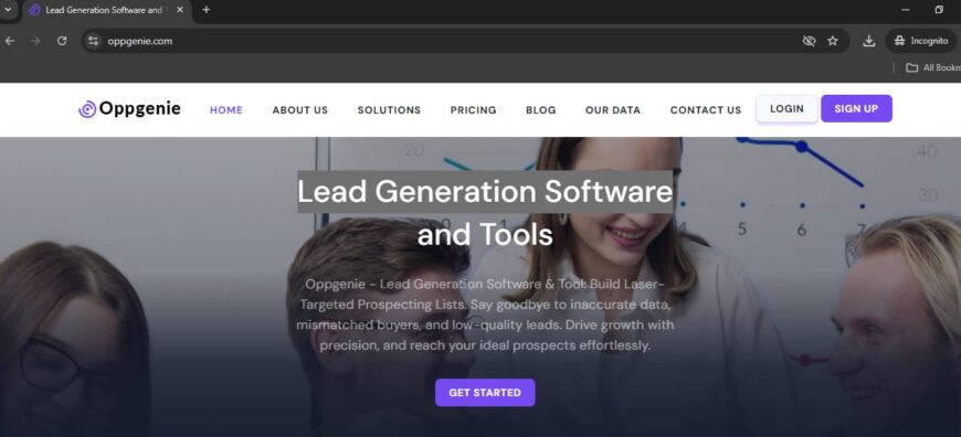 B2B Lead Generation Software-Oppgenie