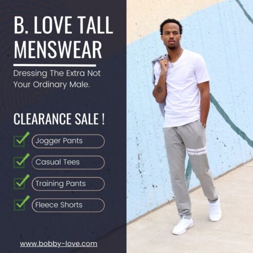 Stylish Tall Men’s Clothing | Shop Now at B. Love Tall Menswear