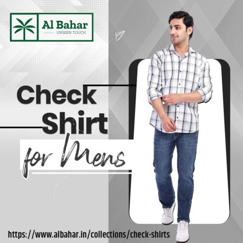 Upgrade your style with check shirts for men