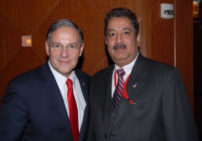 Sarvesh-Kumar-Dharayan-with-Republican-Minority-Leader-Assemblyman-Jon-Bramnick