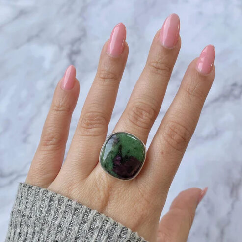 Ruby Zoisite Jewelry | Buy 925 Sterling Silver Ruby Zoisite Jewelry