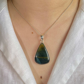 Blue Tiger Eye Jewelry | 925 Sterling Silver Blue Tiger Eye Jewelry Collection