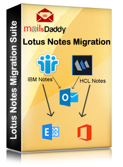 MaildDaddy Lotus Notes to Exchange Server Migration Tool