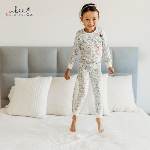 Shop Fun & Cozy Kids Colorable Pajamas – Bee Colorful Co.