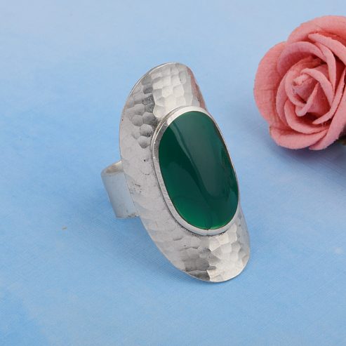 Stunning Wholesale Green Gemstone Ring Collections