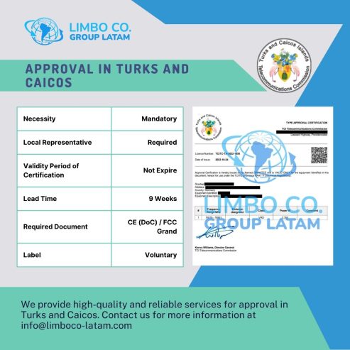Type Approval in Turks and Caicos